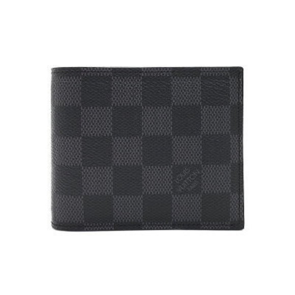 Louis Vuitton Damier Graphite Black Portefeuille Amerigo NM Bifold Wallet - Picture 1 of 5